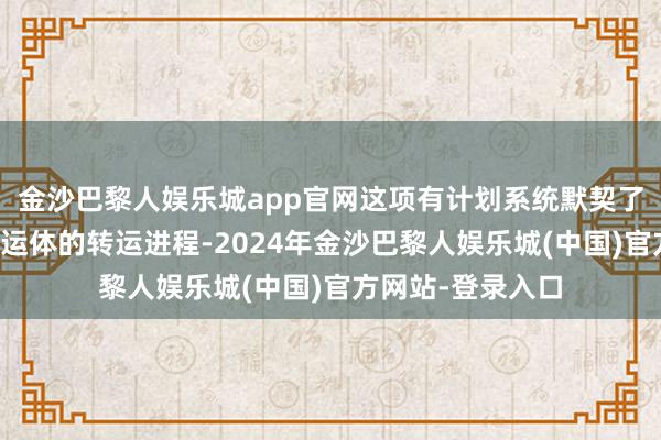 金沙巴黎人娱乐城app官网这项有计划系统默契了多种神经递质转运体的转运进程-2024年金沙巴黎人娱乐城(中国)官方网站-登录入口